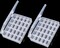 Bobbin Box Organizer – Transparent Plastic Case with 25 Slots for Empty Bobbins and Spools, Sewing Craft Storage Box for Sewing Machine Accessories.